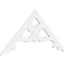 Ekena Millwork Pitch Brontes Architectural Grade PVC Gable Pediment, 48"W x 22"H x 1"P (11/12) GPP048X022X100BRO - alternate 1